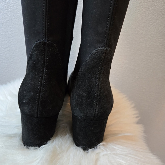 La Canadienne OTK Boots Black Sued Sz 6.5 New - Picture 7 of 11